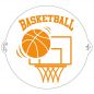 Preview: Basketball Schablone Stencil Basketball-Motive 25 cm Decora