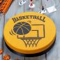 Preview: Basketball Schablone Stencil Basketball-Motive 25 cm