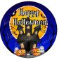 Preview: Tortenaufleger Halloween Geisterschloss Kürbisse