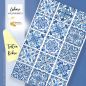 Preview: Azulejo Fliesen | Kachel Muster Tortenband essbar portugiesisch