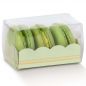 Preview: Macaron Verpackung Schachtel Hellgrün Macarons