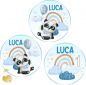 Mobile Preview: muffinaufleger Panda 1. Geburtstag Junge