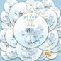 Preview: Muffinaufleger Taufe mit Wal für Jungen | Cupcake Topper