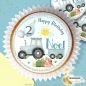 Mobile Preview: Muffinaufleger Traktor Trecker Geburtstag