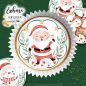 Preview: Essbare Cupcake Topper Weihnachtsmann Rentier Schneemann