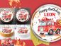 Preview: Tortenbild Feuerwehrauto für Jungen mit Wunschtext