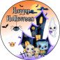 Mobile Preview: Tortenaufleger Halloween Kinder Monster Freunde