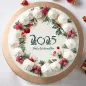 Preview: Tortenbild Weihnachten 2025 personalisiert nach Wunsch für Weihnachstkuchen
