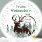 Mobile Preview: Tortenbild Hirsch Winter Wald