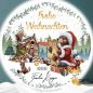 Preview: Tortenaufleger Märchen Santa Kinder Weihnachten