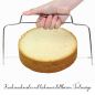 Preview: Tortenschneider | Kuchenschneider mit höhenverstellbar 30 cm