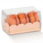 Preview: Macaron Verpackung Schachtel Hellrosa Macarons