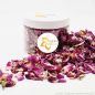 Preview: Violett Damask Trockenblumen Damaszener Rosenblüten essbar 8g