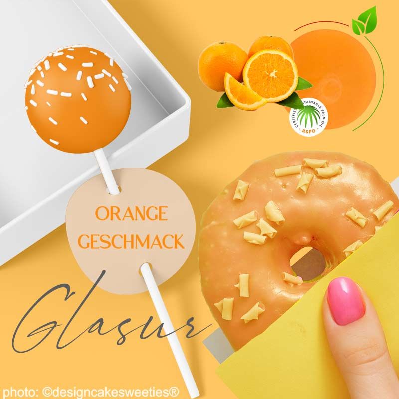 Glasur Orange Cake-Pop
