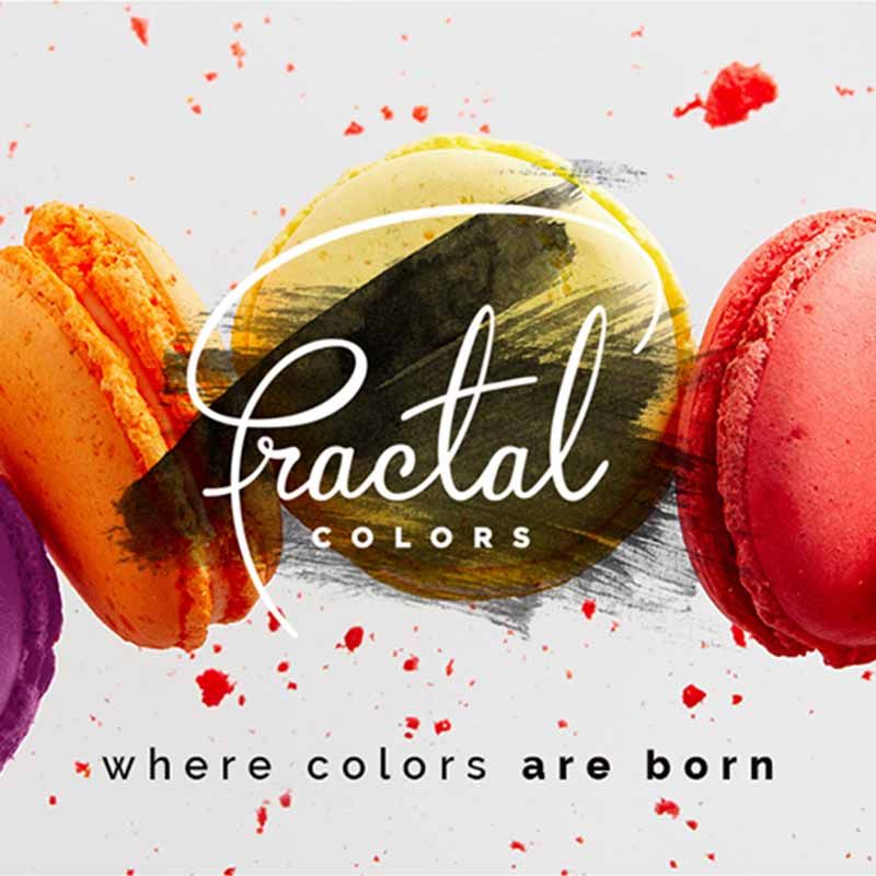 Fractal Puderfarbe SET 12er Dust Food Colour Farben wählbar