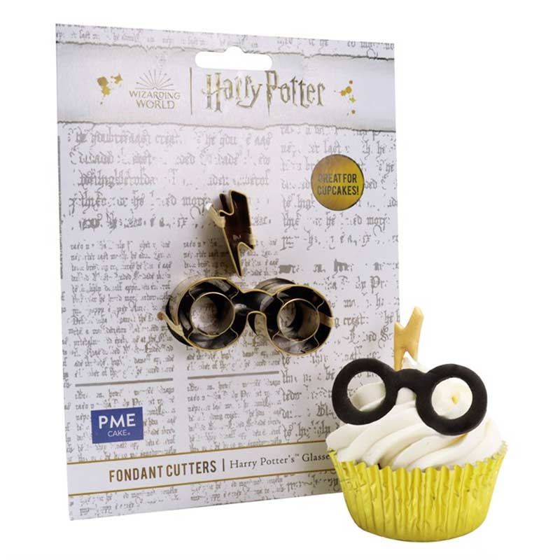 Harry Potter Ausstecher Set - Brille und Blitz Narbe Cupcakes