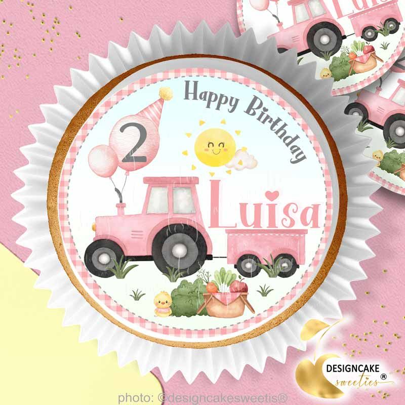 Muffinaufleger Traktor Trecker Geburtstag