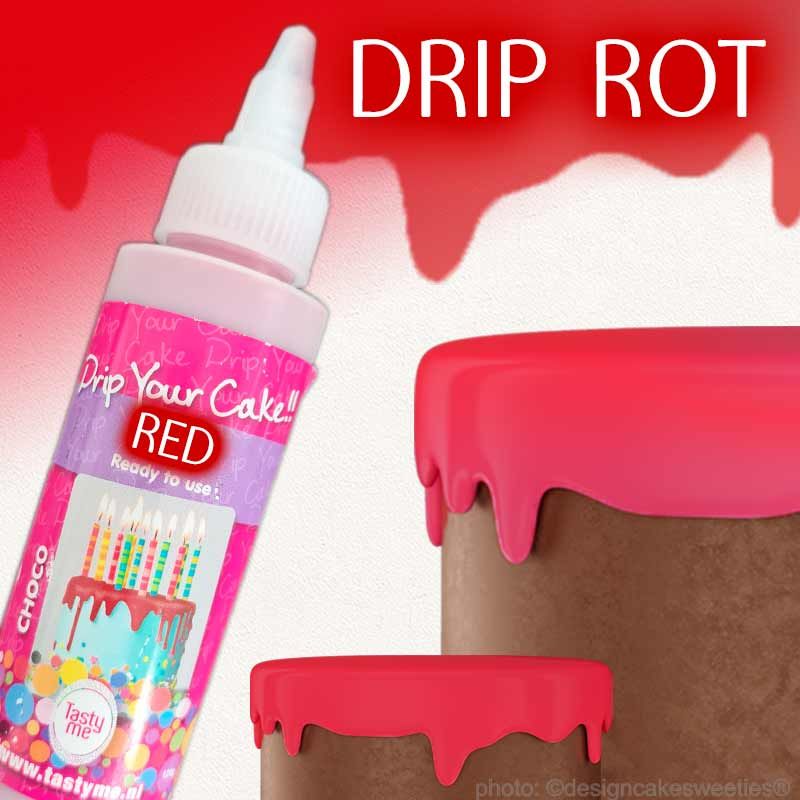 Cake Drip Rot | Schokoladen Drip 120 g