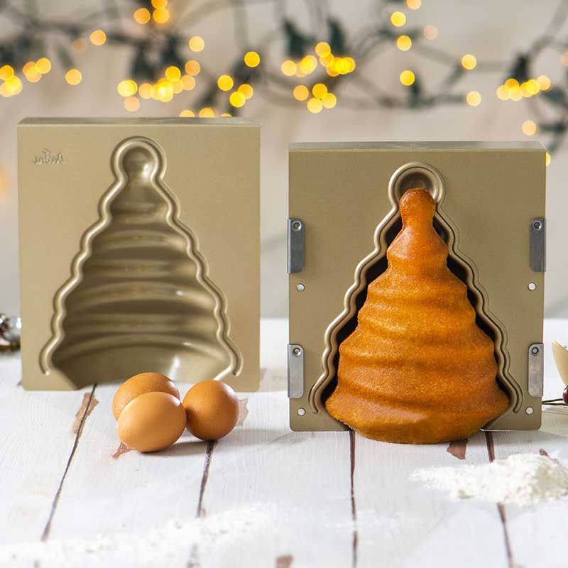 Preview: weihnachtsbaum-backform-3d-aluminium