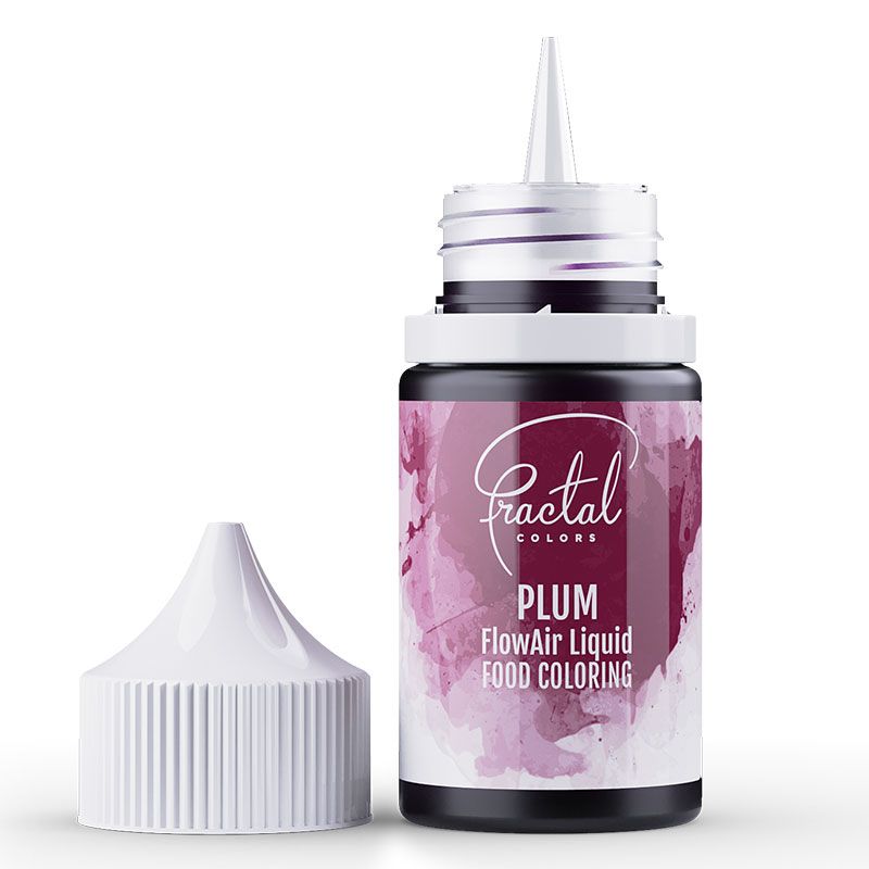 Airbrush Lebensmittelfarbe Plum/Pflaume-Grau-Violett flüssig 30 ml