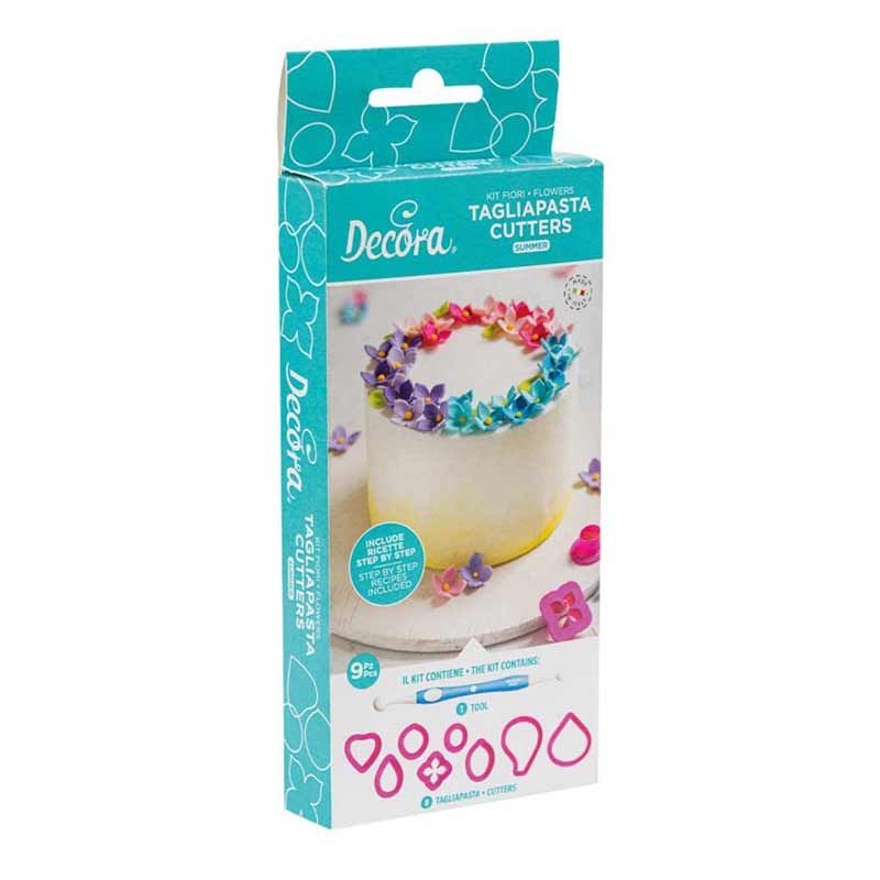 Ausstecher Set Blumen Fondant Sommer