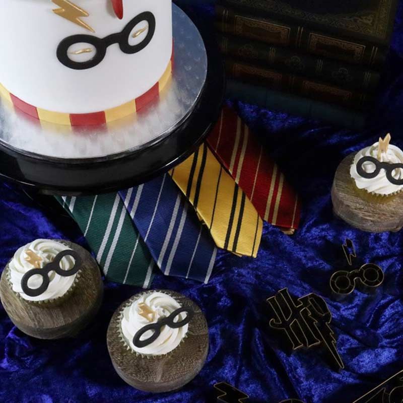 Cupcake Deko Ausstecher Set Harry Potter Blitz Narbe Brille