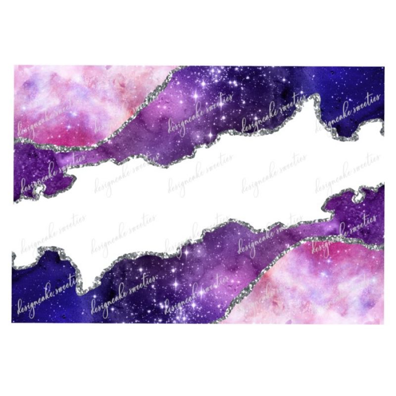 Marmor Optik Galaxie - Icing Sheets